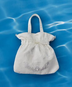 Maison de FLEUR シーシェルプリントリボン2Wayバッグ