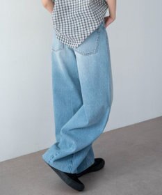 WEGO ワイドカーブデニムパンツ