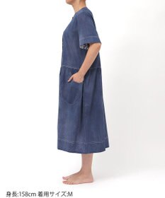 tsumori chisato SLEEP ツモリチサト ワンピース 5分袖 半袖 綿100%(本体) 楊柳素材 ロング丈(ふくらはぎ付近) レディース UNT149 /ワコール