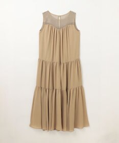 GRACE CONTINENTAL シアードレープマキシ