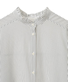 Green Parks フリルカラーシャツ