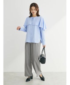 Green Parks パイピングサイドラインワイドパンツ