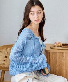 WEGO メッシュリボンカーディガン