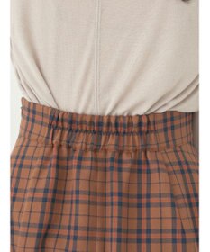 earth music&ecology チェックフレアスカート