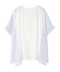 Green Parks 異素材脇切り替えドッキングプルオーバー