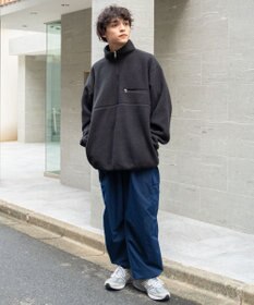 WEGO フリース ハーフZIPプルオーバー