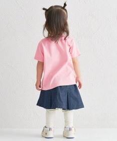 MIKI HOUSE HOT BISCUITS 【80-120cm】カラフルビーンズ フェイスプリント 半袖Tシャツ