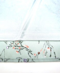 Tiaclasse L 【洗える】花柄Vネックブラウス