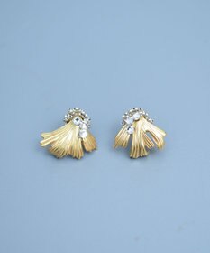 monshiro イチョウビーズピアス