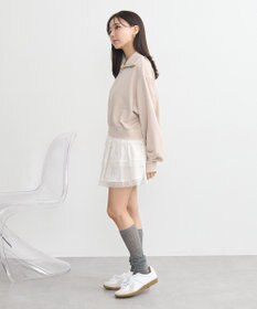 earth music&ecology ハーフジップラインプルオーバー