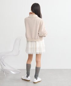 earth music&ecology ハーフジップラインプルオーバー