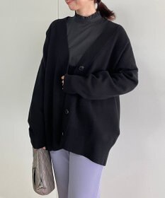 UNFILO 【軽量】コットンミックスニット カーディガン