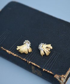 monshiro イチョウビーズピアス