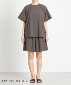 NAVE 【ReNAVE　撥水機能・UVカット・透湿・接触冷感・洗える】ナイロンタスランシャツブラウス