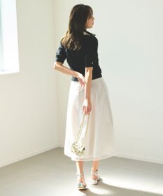 Feroux 【洗える】バイカラー襟 ニット