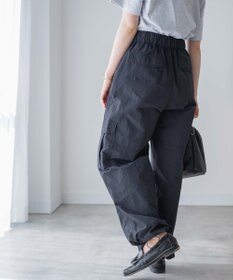 WEGO 【ウエストゴム】ナイロンイージーワイドカーゴパンツ