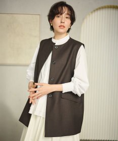 #Newans 大人気ジレが新素材で再登場！チュニックジレ