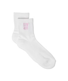 WEGO 底パイル刺繍デザインソックス（丈14㎝）