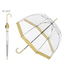 MOONBAT 【雑誌掲載／non・no】フルトン (FULTON) Birdcage ワンポイントロゴ 長傘 透明傘