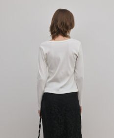 GRACE CONTINENTAL ヘンリーネックカットトップ