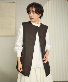 #Newans 大人気ジレが新素材で再登場！チュニックジレ