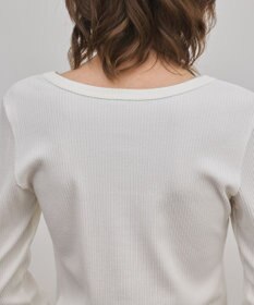 GRACE CONTINENTAL ヘンリーネックカットトップ