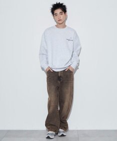 WEGO 【ユニセックス着用ITEM】ガールイラストグラフィックプルオーバー