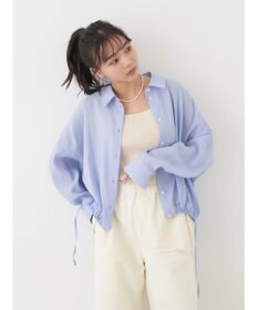 earth music&ecology ドロスト羽織シャツ