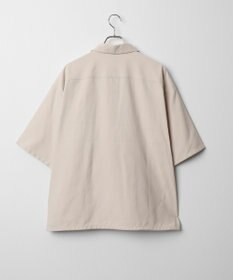 WEGO 【LUCY】アイススウェードハーフジップシャツ（S）