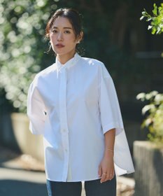 #Newans 【ANSWER for モダンベーシック】バックスリットオーバーシャツ