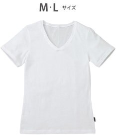 WACOAL MEN 綿混インナー Vネック ３分袖 しっかりあたたかい 保温性 肌側起毛 ストレッチ素材 逆三シルエット設計 メンズ GL5020 /ブロス