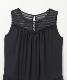 GRACE CONTINENTAL シアードレープマキシ