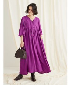 CRAFT STANDARD BOUTIQUE レーヨンキルト切り替えワンピース