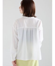 Te chichi フロントフリルキーネックブラウス