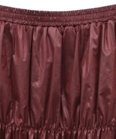 Green Parks チンツ加工シャーリングスカート