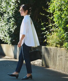 #Newans 【ANSWER for モダンベーシック】バックスリットオーバーシャツ