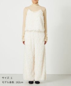 NAVE 【Nave・洗える】フェザーフリンジ キャミソールブラウス