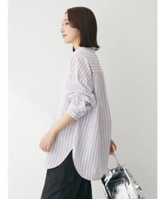 Green Parks イージーケア　ドビーストライプシャツ