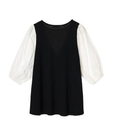 Green Parks ベスト風ドッキングニットプルオーバー