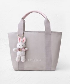 TOCCA 【ぬいぐるみチャーム付き】TOCCA AMICO CANVAS TOTE キャンバストート