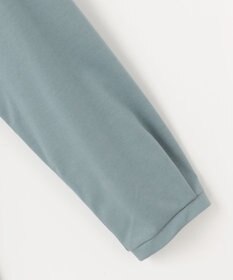 J.PRESS LADIES L プレーティングジャージー フリルネック カットソー