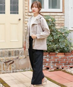 ANY SIS 【セットアップ対応】リネンライク ワイドパンツ