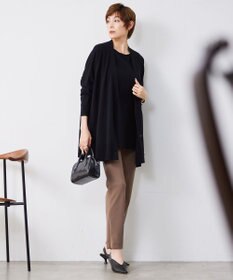 ICB 【洗える】ヴィスコースワイド Vネックカーディガン