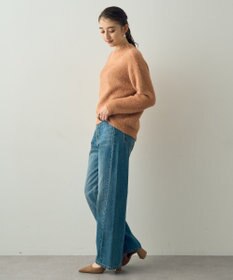 YECCA VECCA 2wayラメフェザーニット