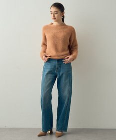 YECCA VECCA 2wayラメフェザーニット