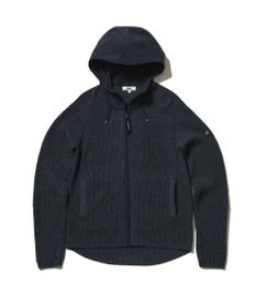 JOSEPH ABBOUD MOUNTAIN 【UNISEX】リサイクルウールポリ ニットパーカー