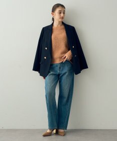 YECCA VECCA 2wayラメフェザーニット