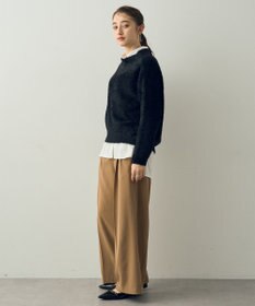 YECCA VECCA 2wayラメフェザーニット