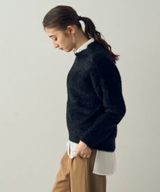 YECCA VECCA 2wayラメフェザーニット