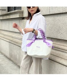 LA BAGAGERIE 【インスタグラマー Chiyoさん×LA BAGAGERIE】ギャザーリボンハンドルトート